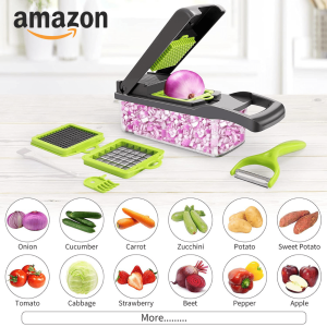 Multifunctional Vegetable Cutter & Grater 11 In 1 Vegetable Slicer